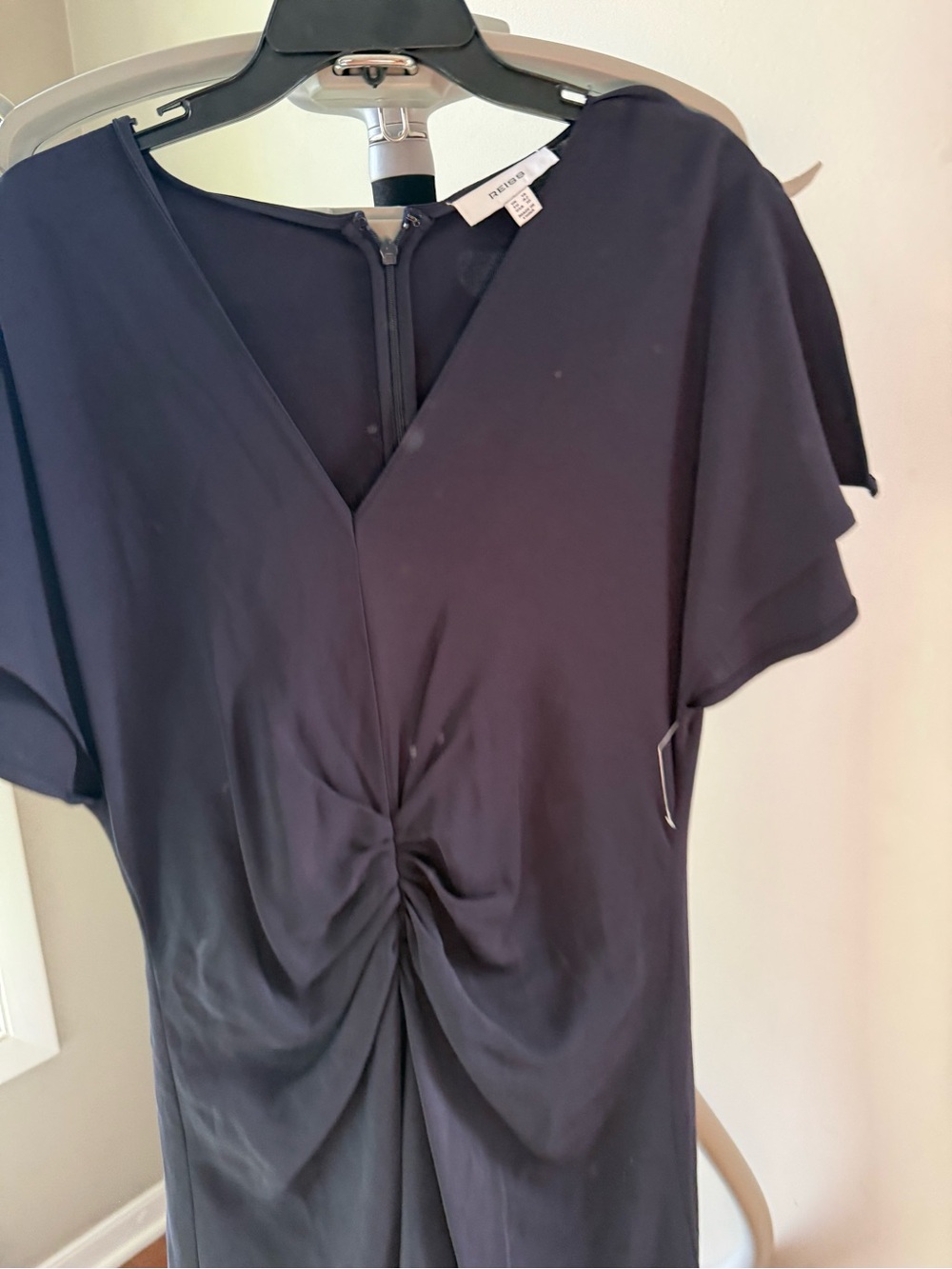 Reiss Rowe Dolman Sleeve Jersey Midi Dress - Picture 6 of 10